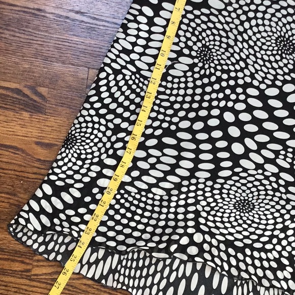 Chiffon Polka Dot Hi/Low Skirt - Picture 4 of 7